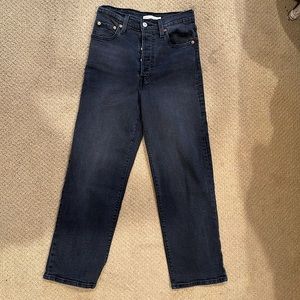 Levi black jeans size 26